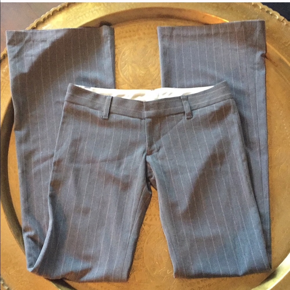 Frankie B Low Rise Pinstripe Pants